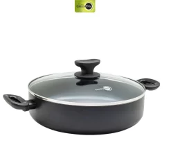 Greenpan Torino Keramische Hapjespan - 28 Cm - Met Glazen Deksel
