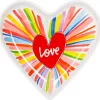 Blond Amsterdam Specials: Love Bord Hart Vorm Regenboog 22cm