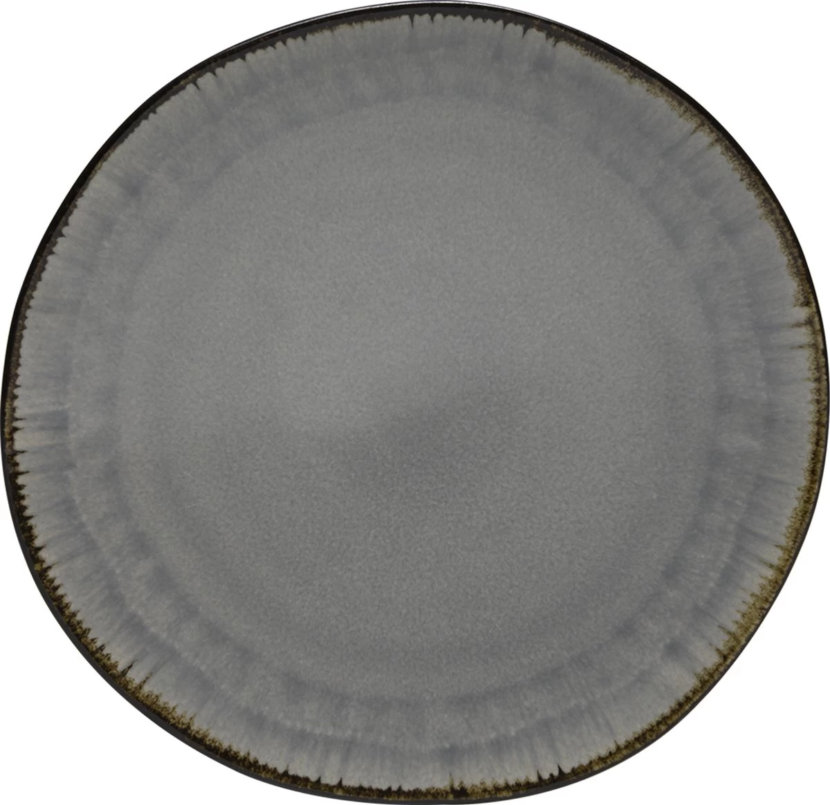 Serviesset 6 Personen - Evia Glacé - Lichgrijs / Zwart - 24-delig - Afbeelding 4