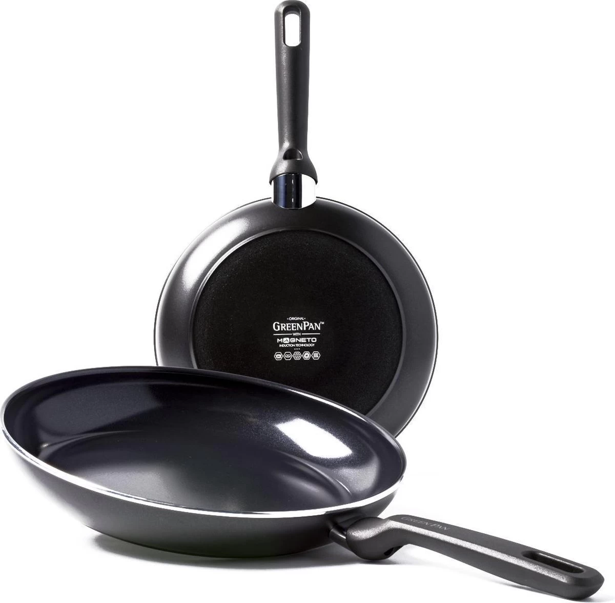 GreenPan Memphis Keramische Koekenpannenset - Ø24 + Ø28 Cm - PFAS-vrij