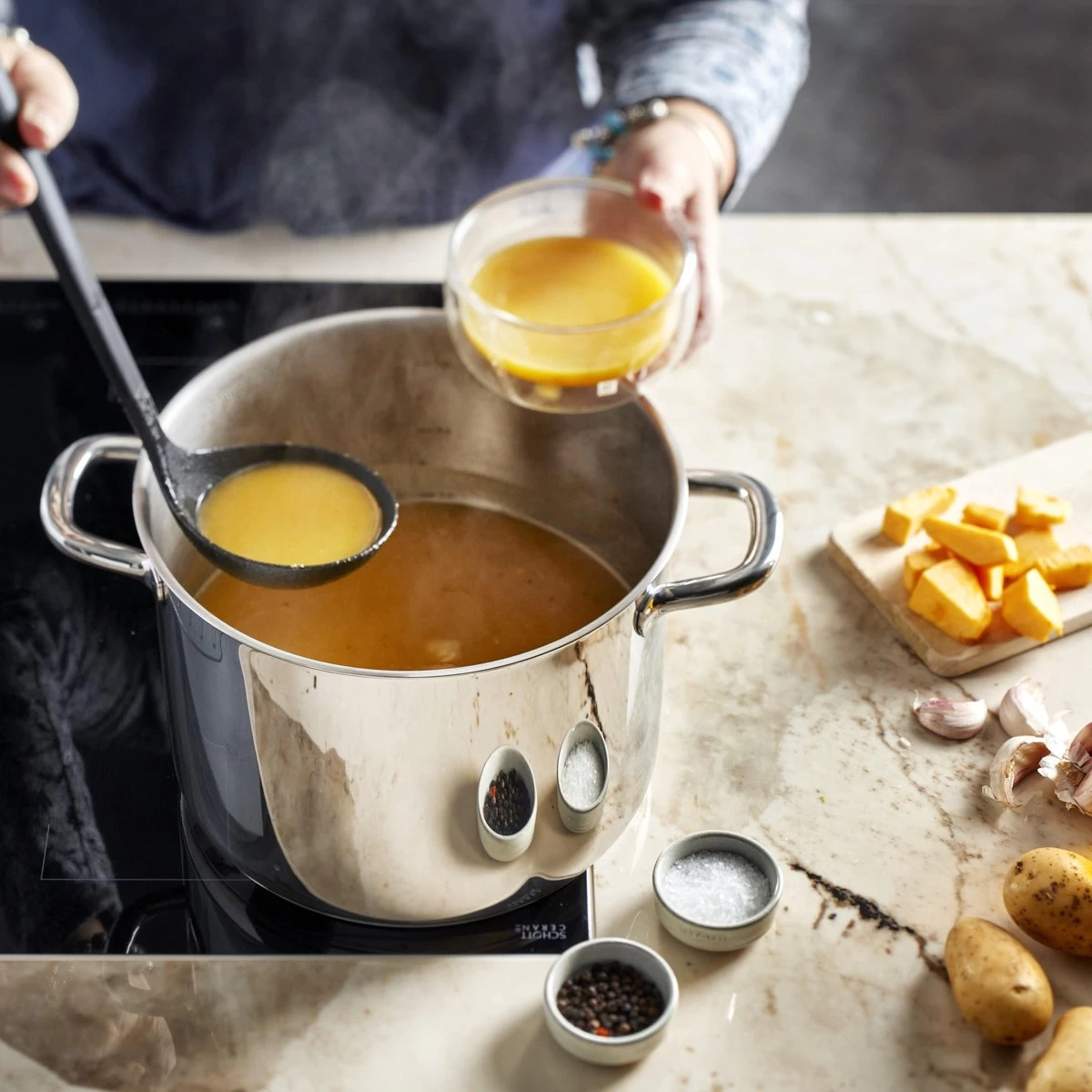 Demeyere Classico 3 Soeppan - Met Deksel - Inductie - 24 Cm - 7L - Afbeelding 5