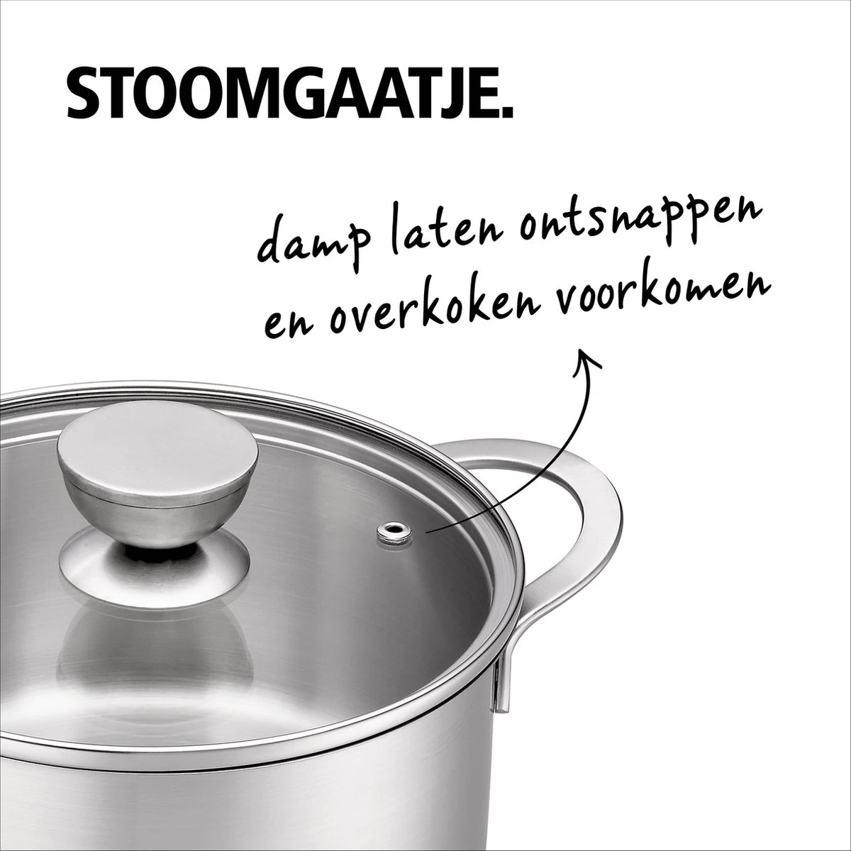 Brabantia Futura Kookpannenset - 4 Delig - RVS - Afbeelding 5