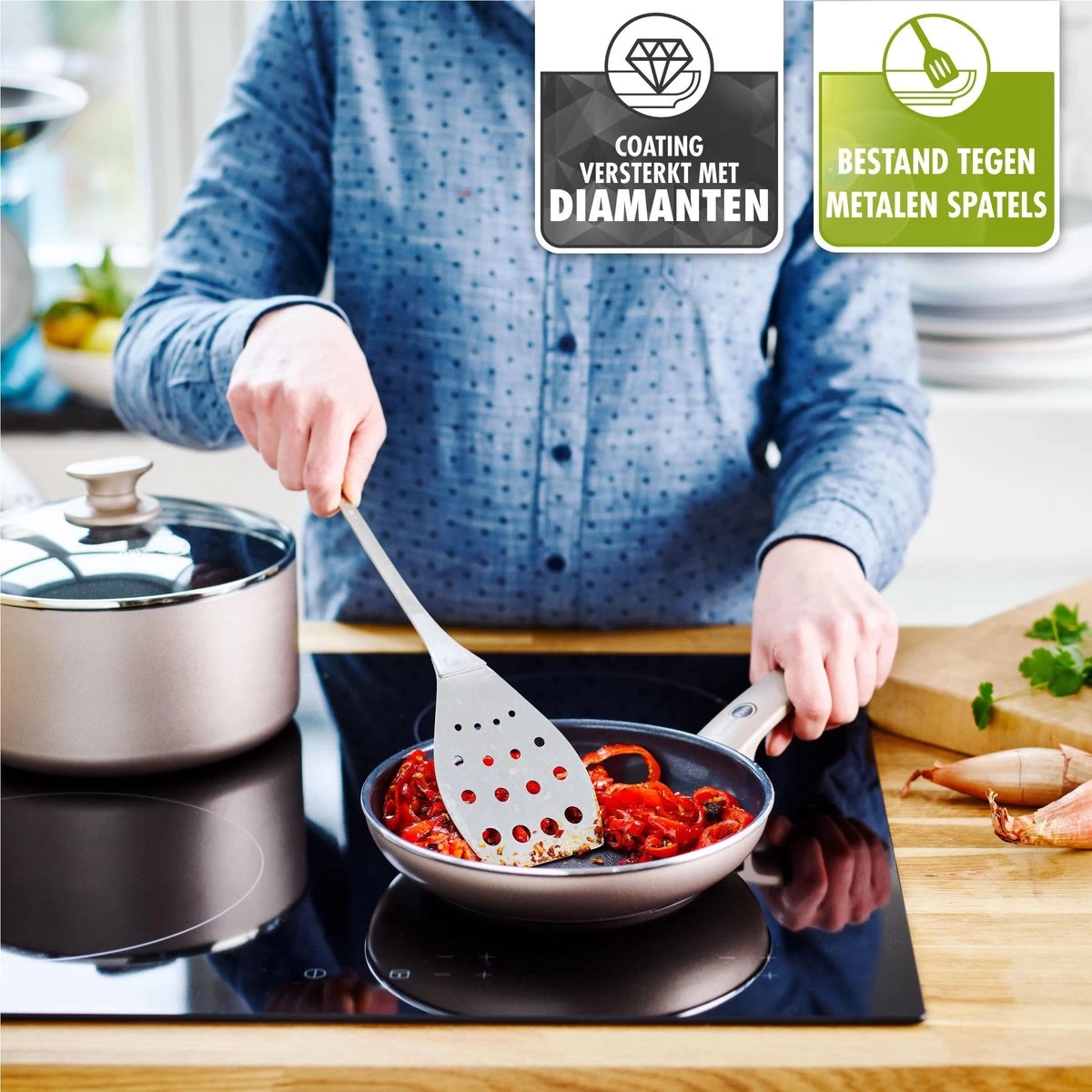 GreenPan Cambridge Koekenpan 20cm - Brons - Inductie - PFAS-vrij - Afbeelding 12