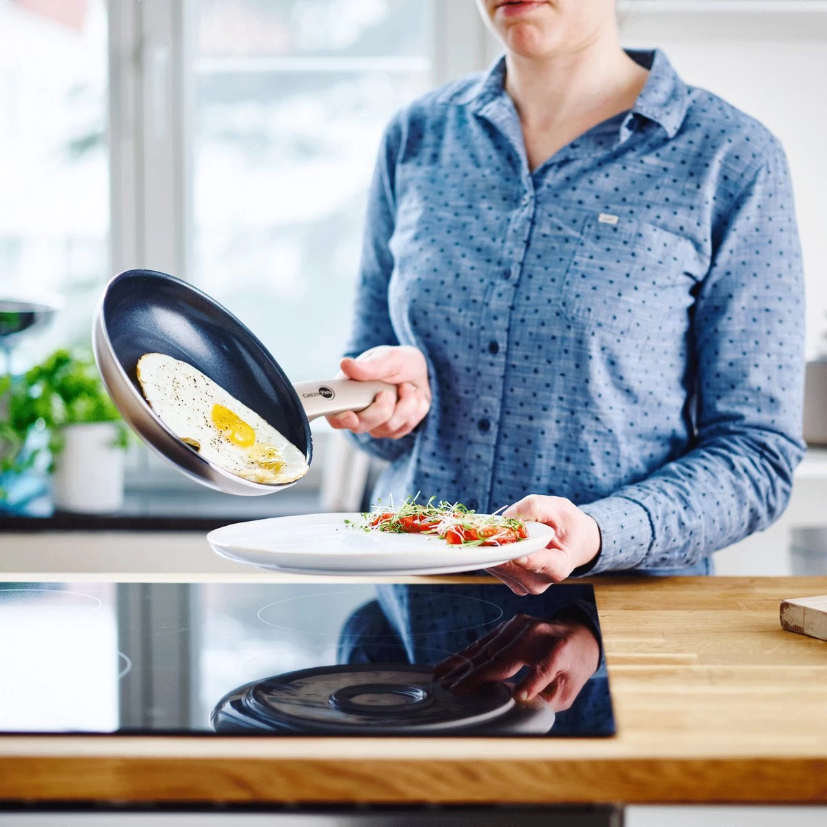 GreenPan Cambridge Koekenpan 20cm - Brons - Inductie - PFAS-vrij - Afbeelding 14