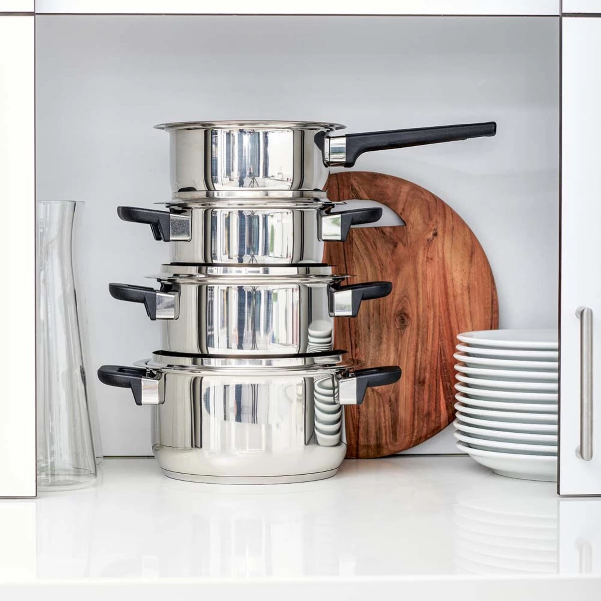 Gero Erik Kookpannenset - 4-delig - RVS - Inductie - Afbeelding 5