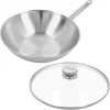 Demeyere Apollo 7 - Wok - 30 Cm - Met Glazen Deksel