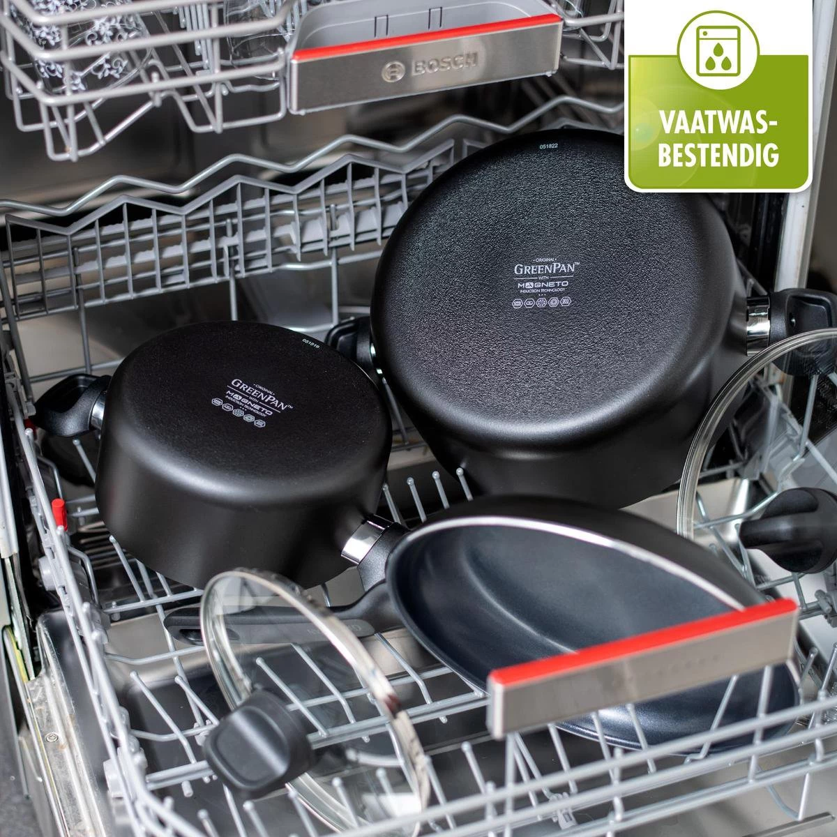 GreenPan Memphis Keramische Koekenpannenset - Ø24 + Ø28 Cm - PFAS-vrij - Afbeelding 17