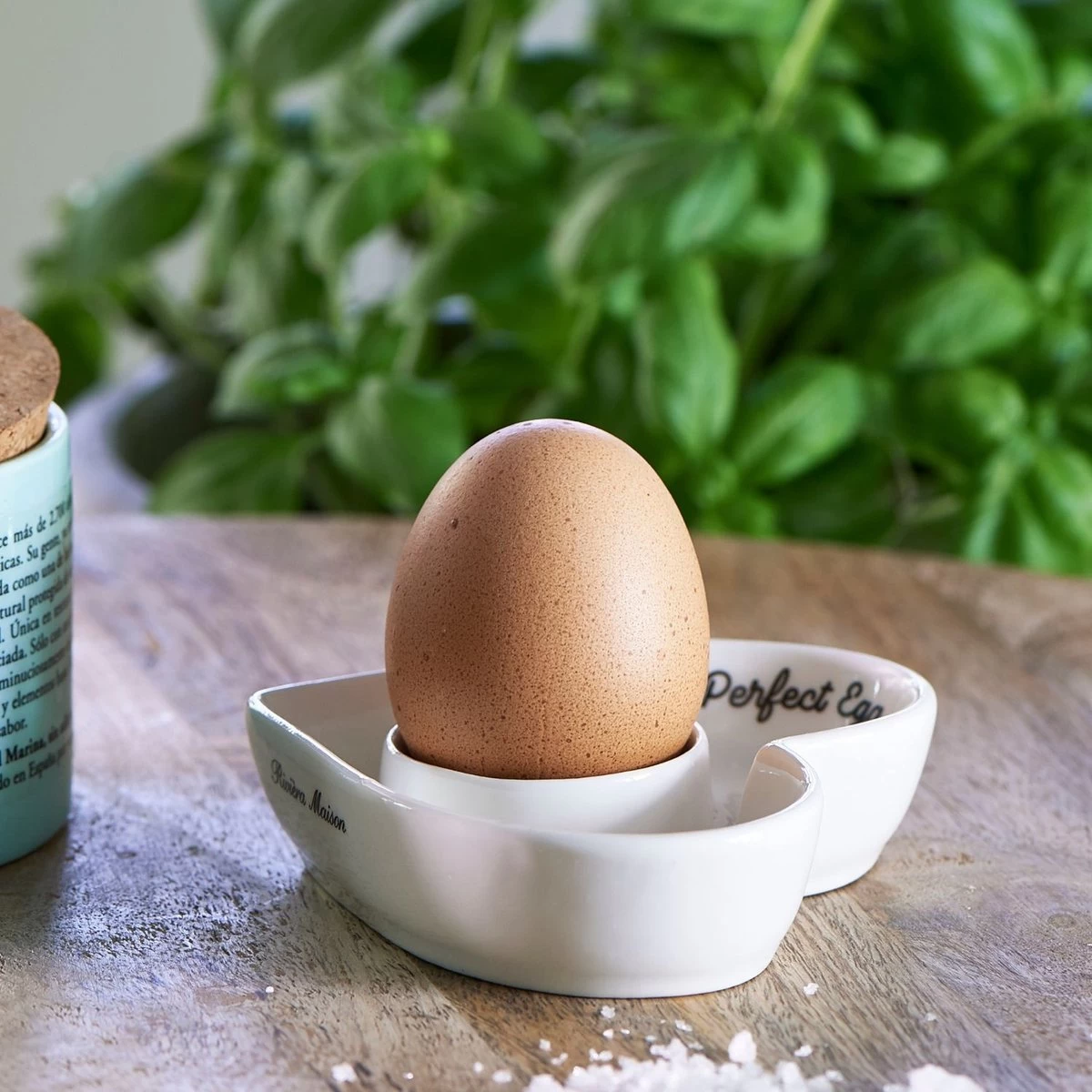 Riviera Maison Eierdop Set Van 2 - The Perfect Heart Egg Cup - Porselein - Afbeelding 4