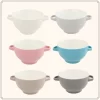 OTIX Soepkommen - Set Van 6 - Met Oor - Stapelbaar - Aardewerk - 680 Ml - 6 Kleuren