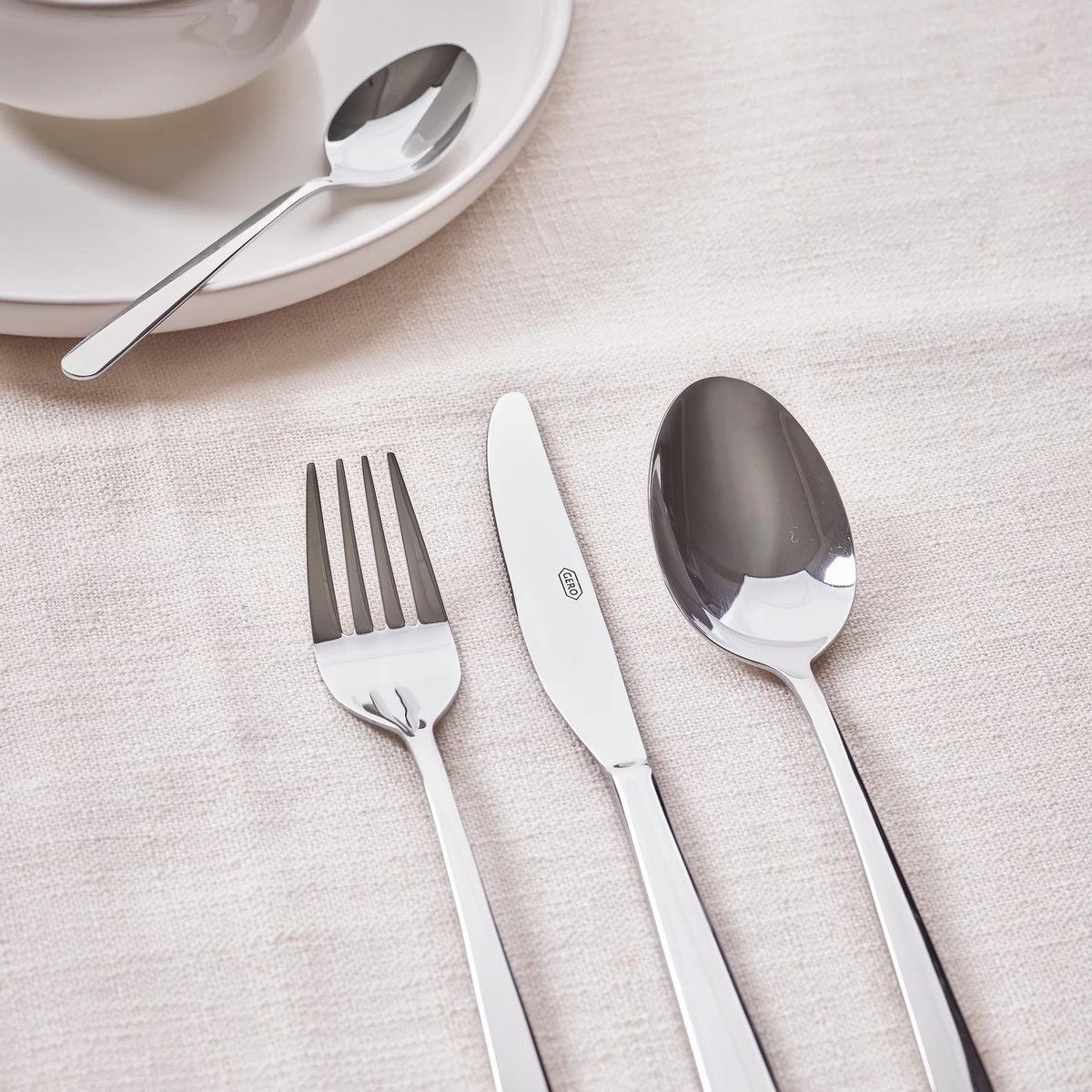 Gero Ellen Bestekset - 24 Stuks - 6 Persoons - Glanzend Staal - Afbeelding 3