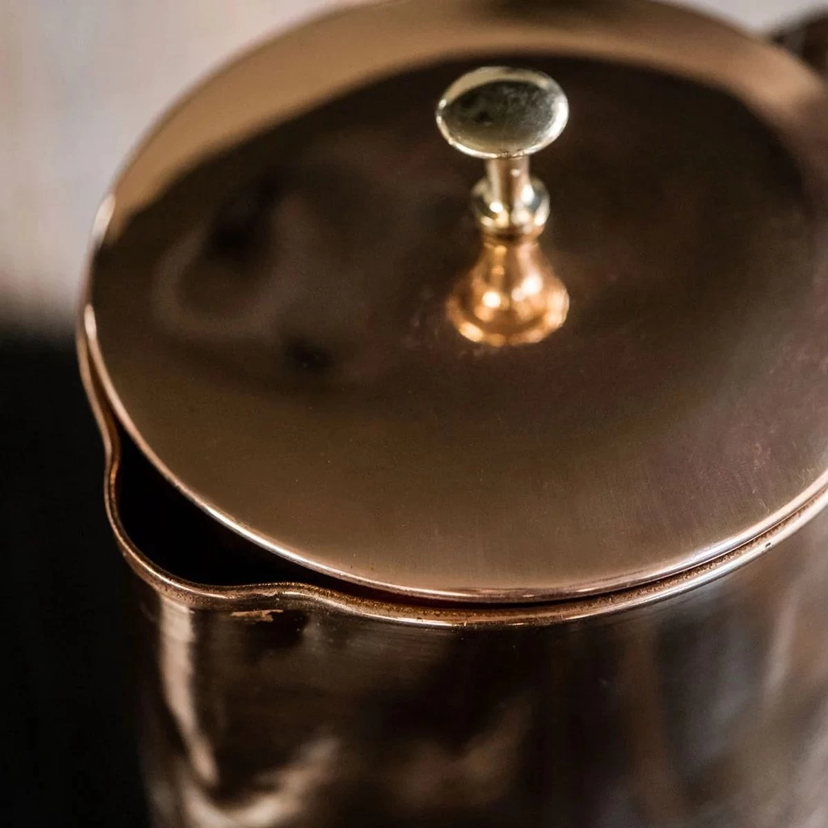 Puur Koperen Kan Bloempatroon - 1,5 Liter - Afbeelding 4