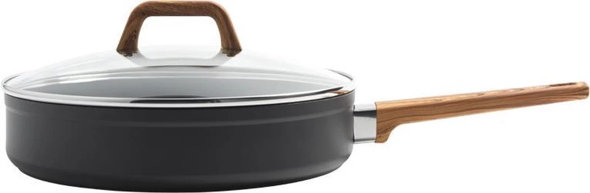 Gero Mark Hapjespan Met Deksel Ø 28 Cm - Aluminium - Inductie - PFAS-vrij - Afbeelding 2