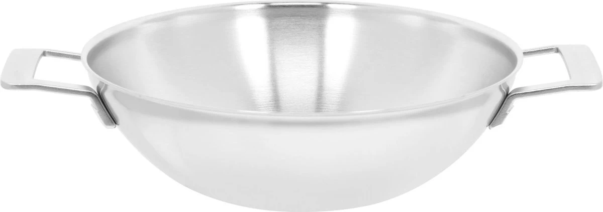 Demeyere Industry 5 RVS Wokpan – Wokpan Inductie – 30 Cm –2 Handvaten – PTFE-vrij - Afbeelding 2