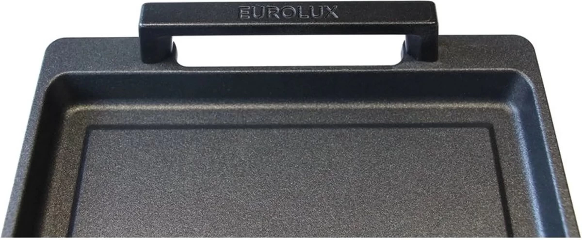 Eurolux Teppanyaki Plaat Met Grepen - 41 X 24 X 2.5 Cm - Zwart - Aluminium - Geschikt Voor Alle Warmtebronnen - Afbeelding 9