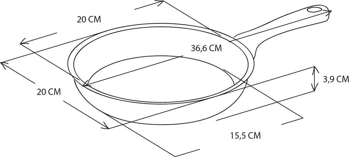 GreenPan Cambridge Koekenpan 20cm - Brons - Inductie - PFAS-vrij - Afbeelding 3
