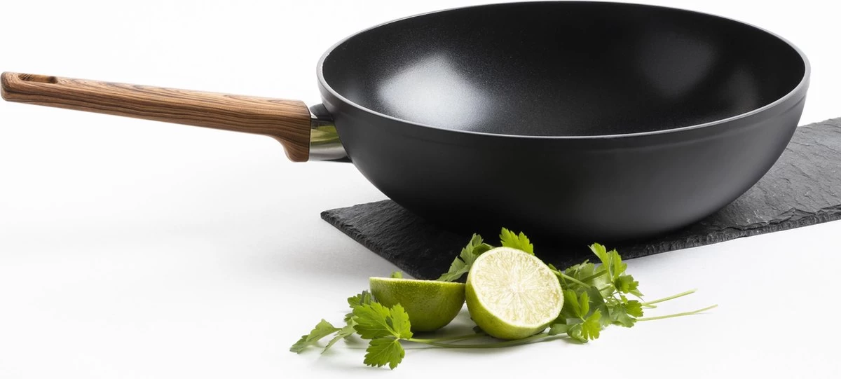 Gero Mark Wok Ø 28 Cm - Aluminium - Inductie - PFAS-vrij - Afbeelding 4