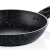 Westinghouse Koekenpan Inductie - Ø 24 Cm - Zwart Marmer - Geschikt Voor Alle Warmtebronnen