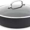 GreenPan Barcelona Infinity Pro Hapjespan Met Deksel 30cm - Zwart - Inductie - PFAS-vrij