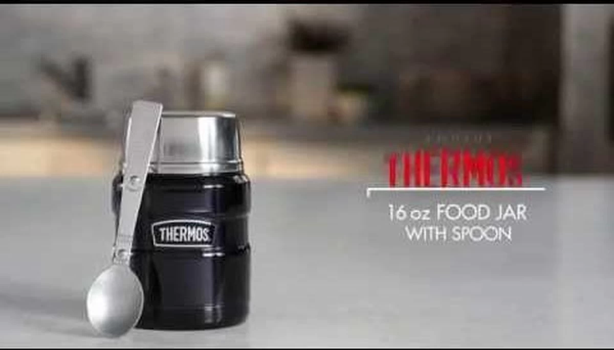 Thermos King Voedseldrager - 47 Cl - Mat Zwart - Afbeelding 11