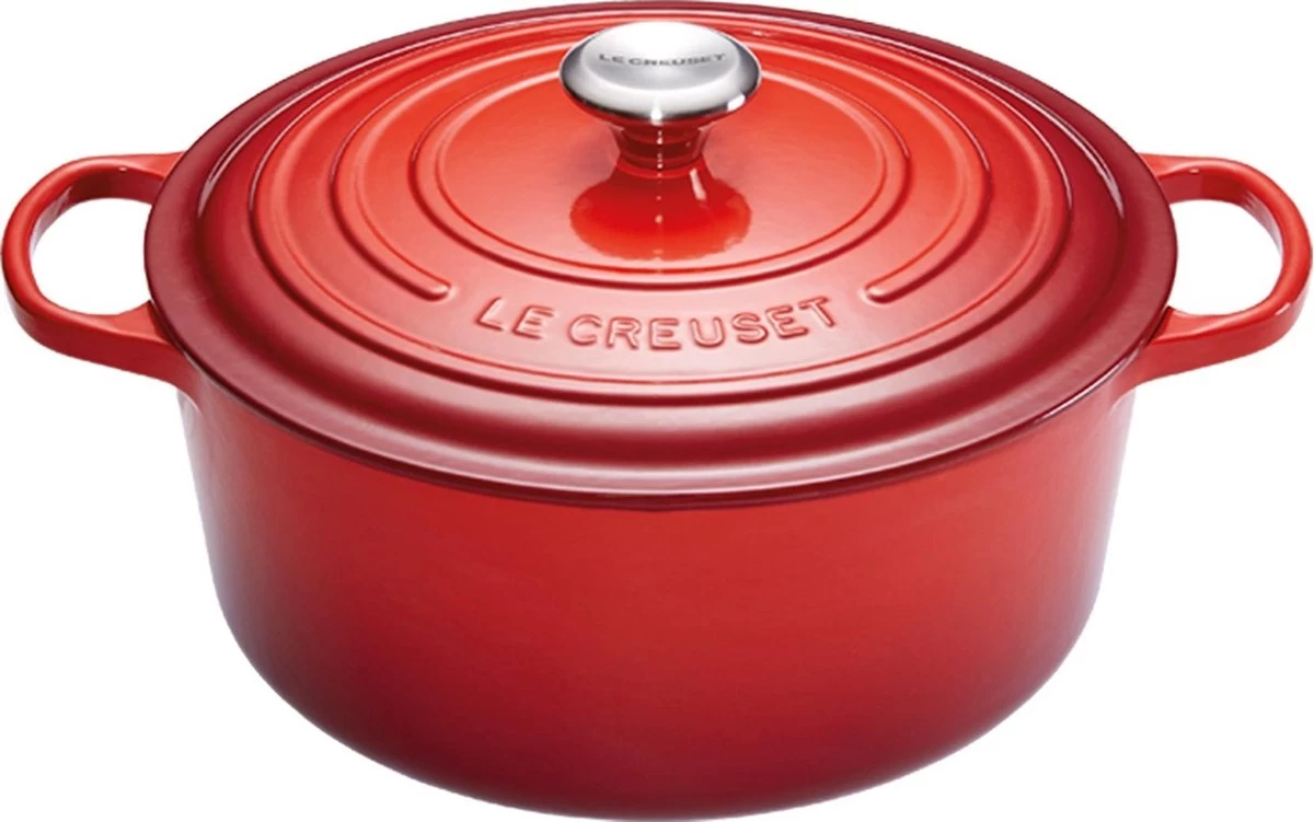 Le Creuset Signature Braadpan - 4,2 L - 24 Cm - Kersenrood