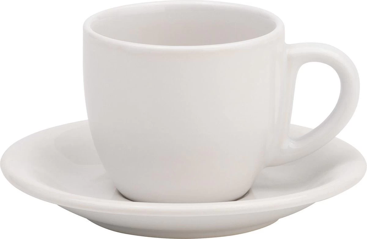 Lite-Body Hermes Kop En Schotel - 18 Cl - Set Van 6 Stuks - Wit - Afbeelding 3