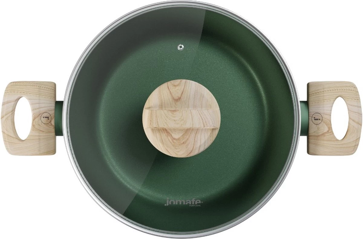 Forest, Braadpan Met Deksel – Ø 16 Cm – 100% Gerecycled Aluminium – Geschikt Voor Alle Warmtebronnen - Duurzame Pan – PFOA Vrij – Sudderpan – Stoofpan – 2.5 L - Afbeelding 6