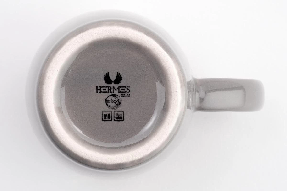 Lite-Body - Hermes - Thee Beker 30cl - Set Van 6 - Grijs - Afbeelding 3