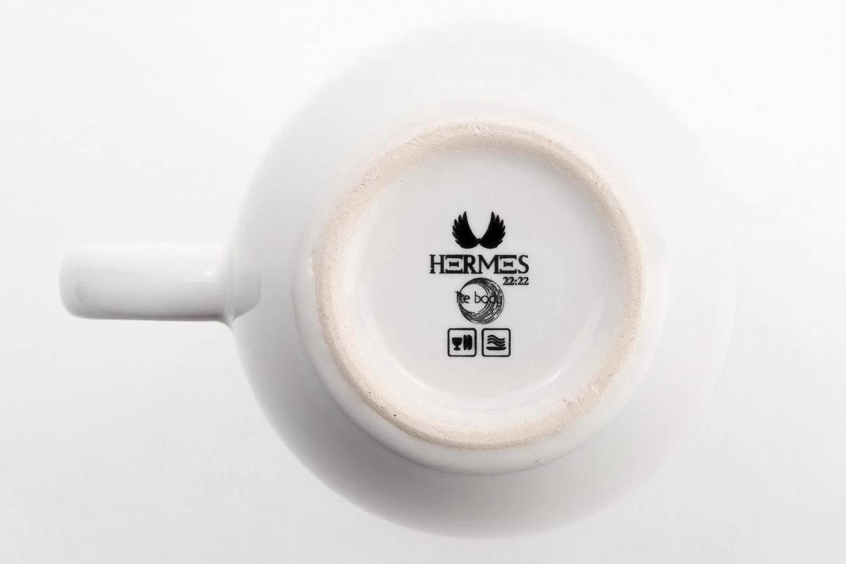 Lite-Body Hermes Koffie Beker - 200 Ml - Set Van 6 - Wit - Afbeelding 3