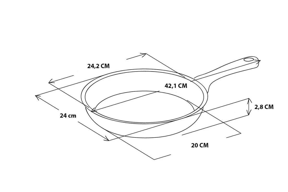 GreenPan Essentials Pannenkoekenpan 24cm - Zwart - Inductie - PFAS-vrij - Afbeelding 3