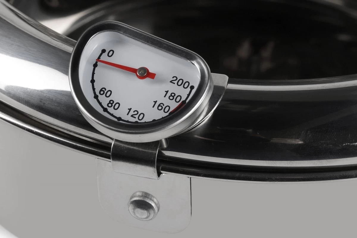 Edënbërg Classic Line - Japanse Frituurpan Met Thermometer - 3.4 Liter - Friteuse/Frituurpot RVS - Afbeelding 3