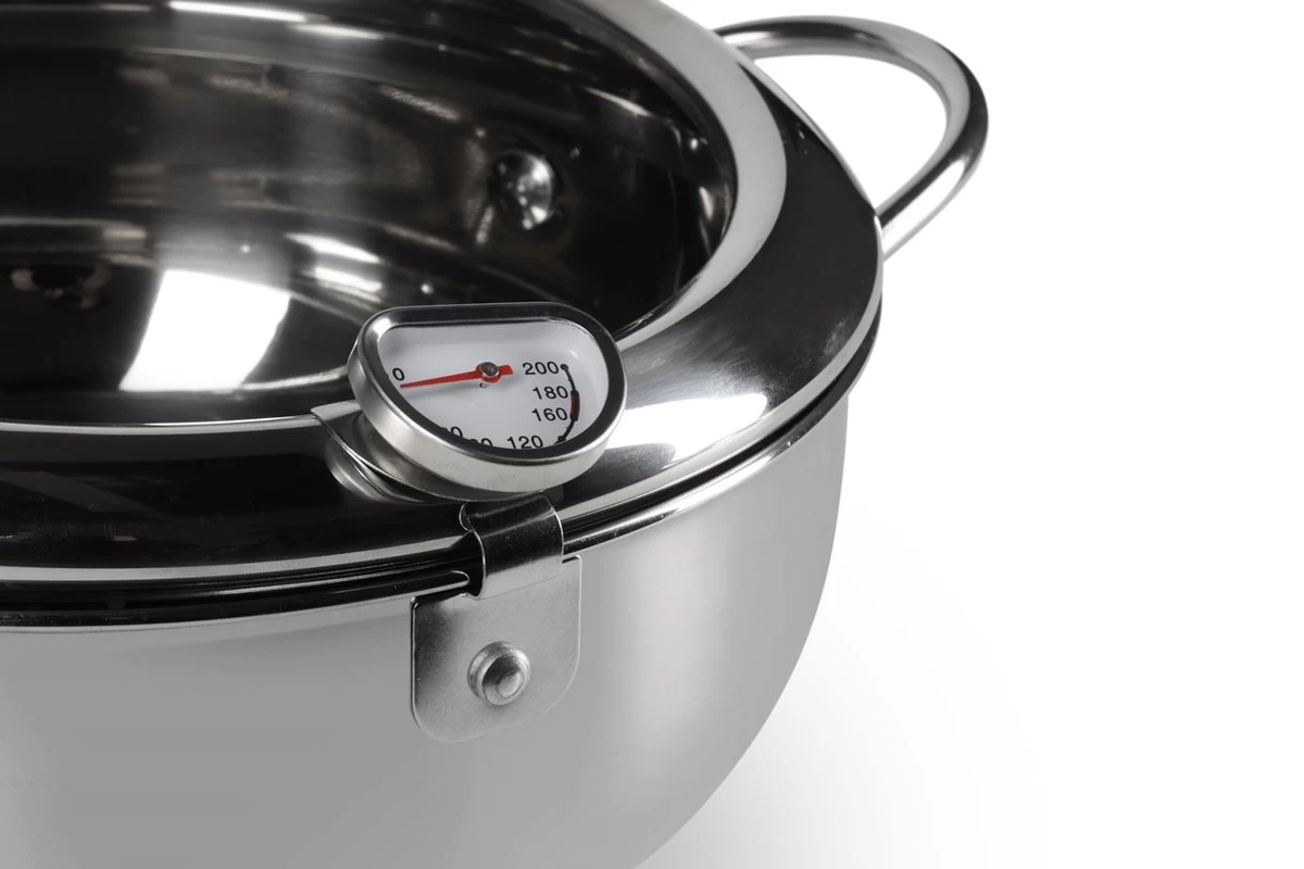 Edënbërg Classic Line - Japanse Frituurpan Met Thermometer - 3.4 Liter - Friteuse/Frituurpot RVS - Afbeelding 4