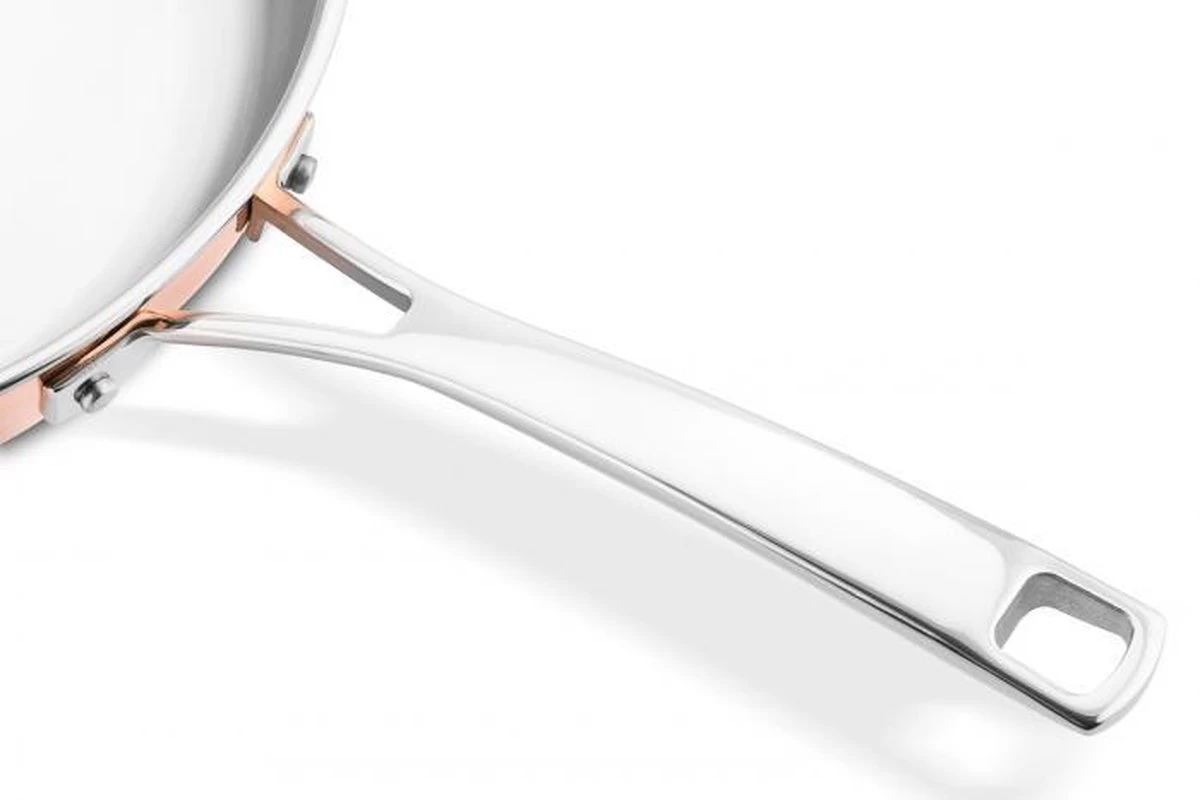 Koekenpan Ø26cm Met Deksel - Inductie - Koper - DUCQ - Afbeelding 10