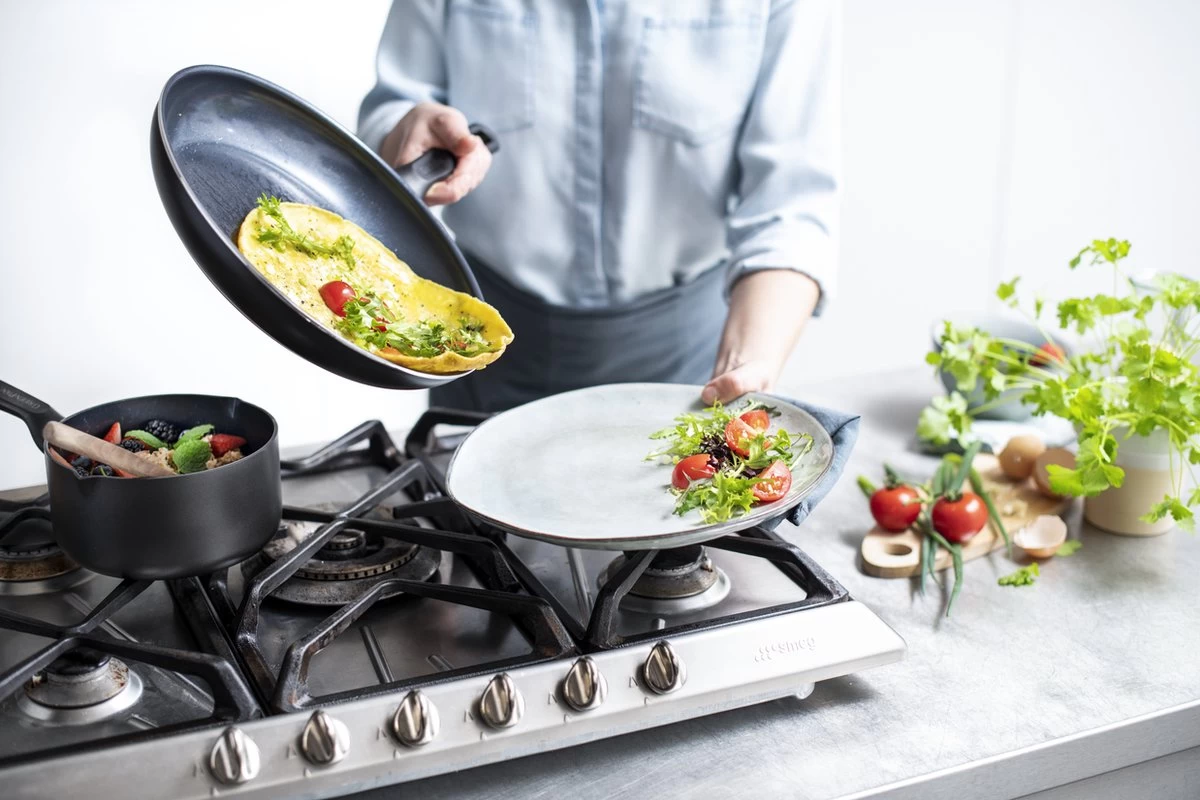 GreenPan Memphis Keramische Koekenpannenset - Ø24 + Ø28 Cm - PFAS-vrij - Afbeelding 8