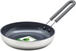 GreenPan Mini Koekenpan 14cm - Zilver - Inductie - PFAS-vrij