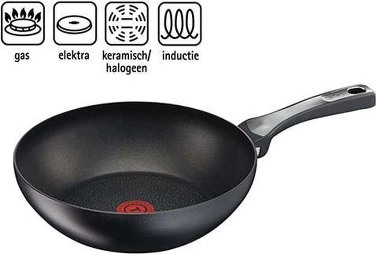 Tefal Expertise Wokpan - Voor Alle Warmtebronnen, Ook Inductie - Ø 28 Cm - Afbeelding 7