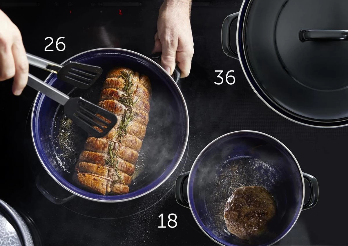 BK Fortalit Braadpan Ø 30 Cm / 5L - Emaille - Inductie - Afbeelding 3