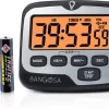 BanGosa® Magnetisch Digitale Kookwekker - Timer - RVS - Keukenwekker Digitaal - Digitale Keuken Timer - Stopwatch Met Magneet