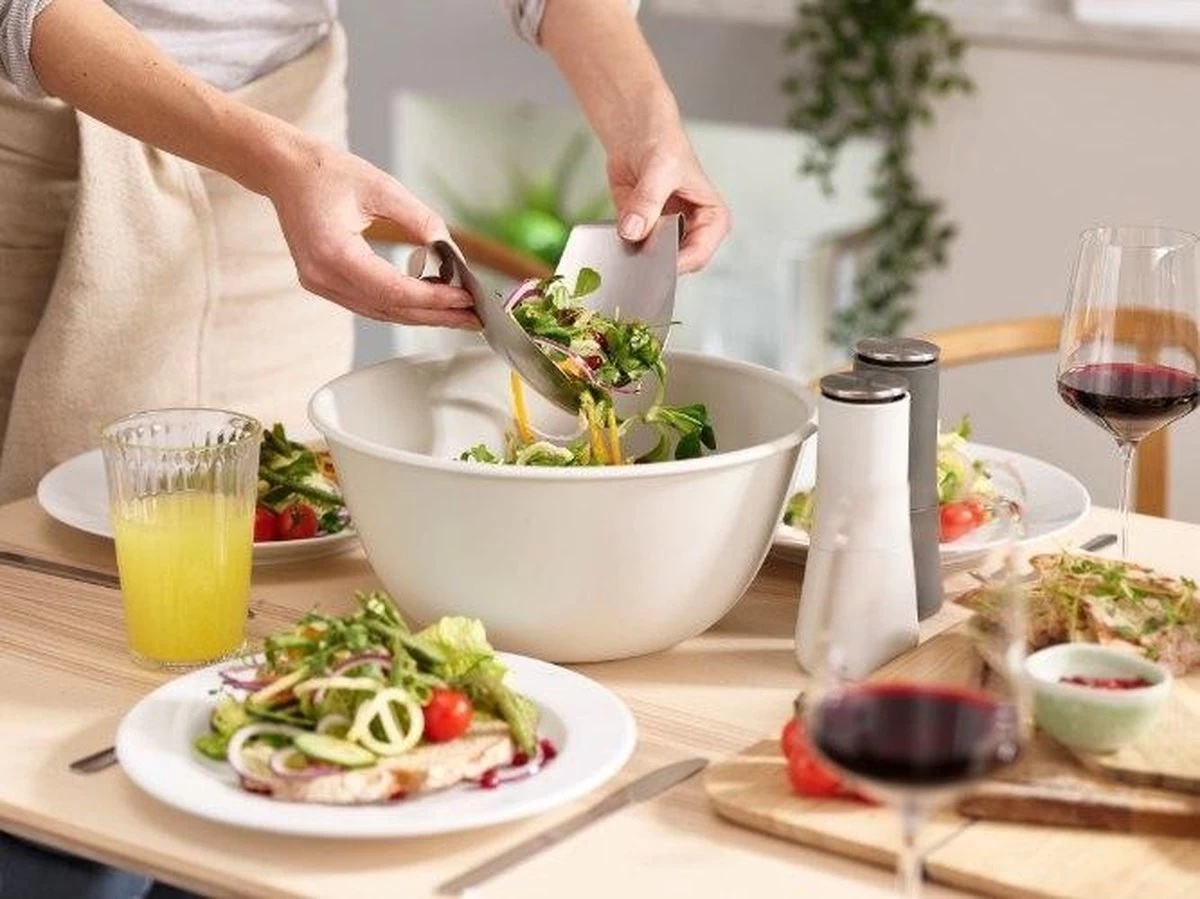 Joseph Joseph - Uno Saladeschaal - Met Saladebestek - Afbeelding 4