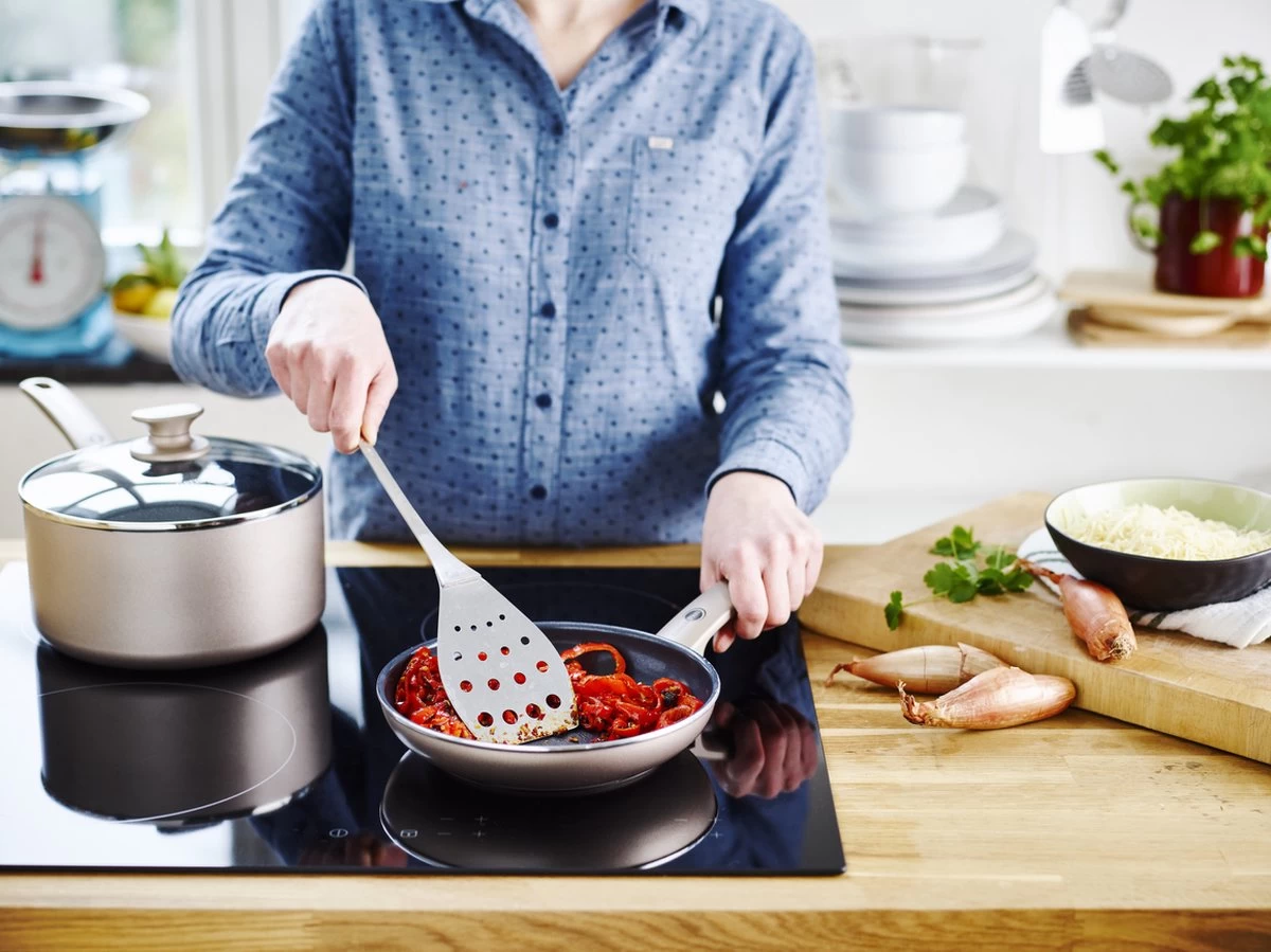 GreenPan Cambridge Hapjespan Met Deksel 28cm - Brons - Inductie - PFAS-vrij - Afbeelding 5