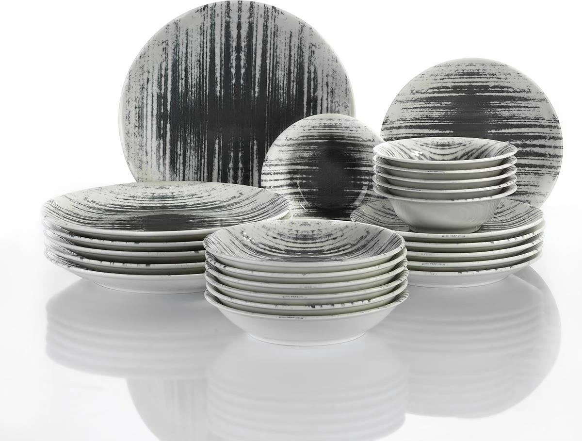 Kutahya Nano Ent.Otel Serviesset (24 Delig) 6 Personen - NNEO24Y2890056 - Afbeelding 2