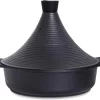 Aluminium Tajine Agadir- Matt Black Geschikt Ook Voor Inductie