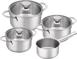 Brabantia Futura Kookpannenset - 4 Delig - RVS