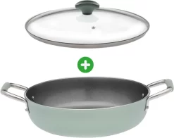 Primecook - Braadpan / Hapjespan Met Deksel - Ø 28 Cm - PFAS-vrij - Inductie - Ecoshield