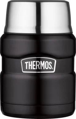 Thermos King Voedseldrager - 47 Cl - Mat Zwart