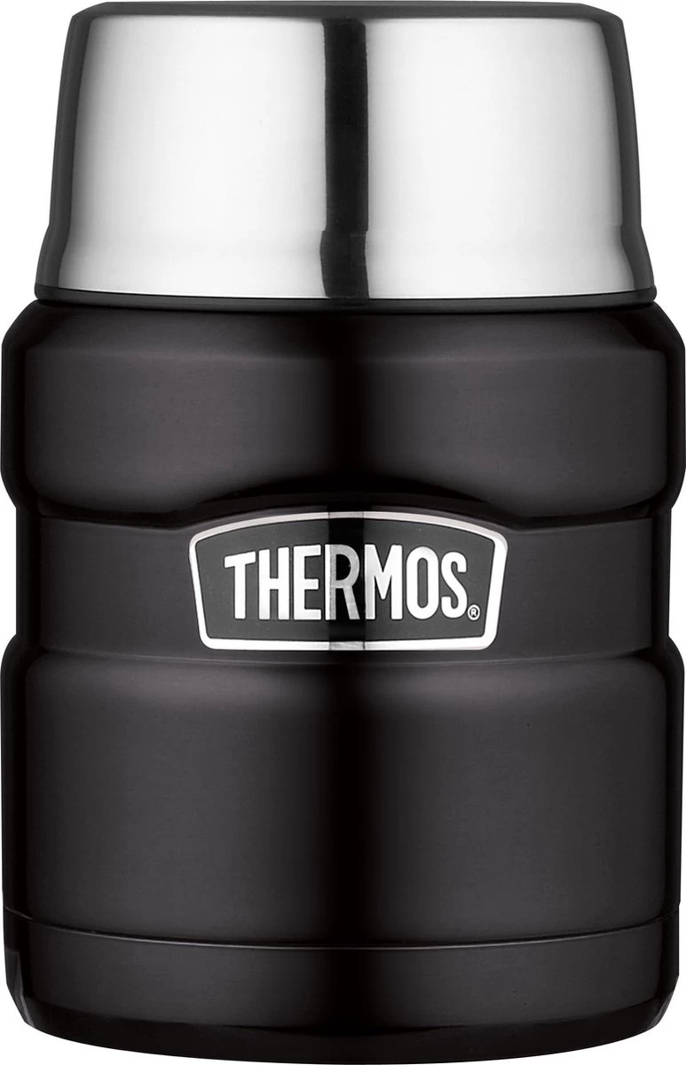 Thermos King Voedseldrager - 47 Cl - Mat Zwart