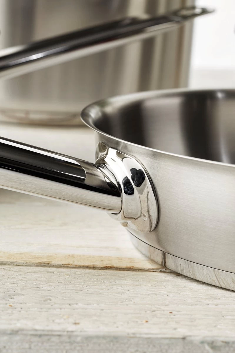 Demeyere Restoline 3 RVS Koekenpan – Koekenpan Inductie - 32 Cm – PTFE-vrij - Afbeelding 7