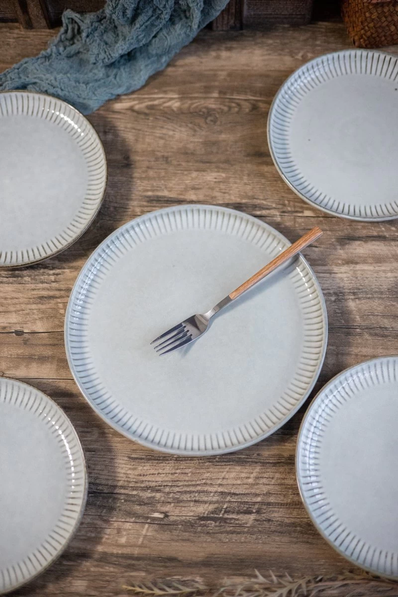 Selinex Stoneware - Serviesset - Grijs - 16 Delig 4 Persoons - CADEAUTIP - CADEAU - Afbeelding 4