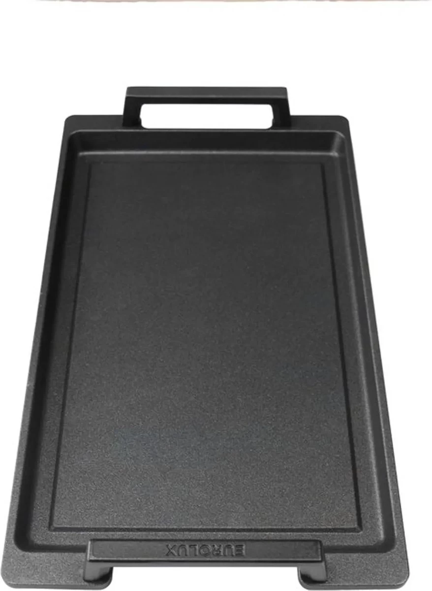 Eurolux Teppanyaki Plaat Met Grepen - 41 X 24 X 2.5 Cm - Zwart - Aluminium - Geschikt Voor Alle Warmtebronnen - Afbeelding 11