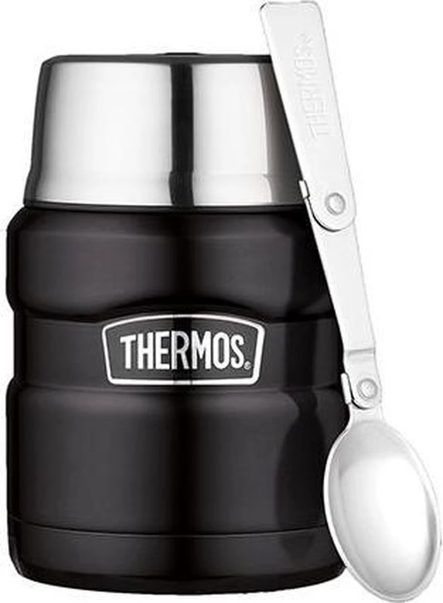 Thermos King Voedseldrager - 47 Cl - Mat Zwart - Afbeelding 10