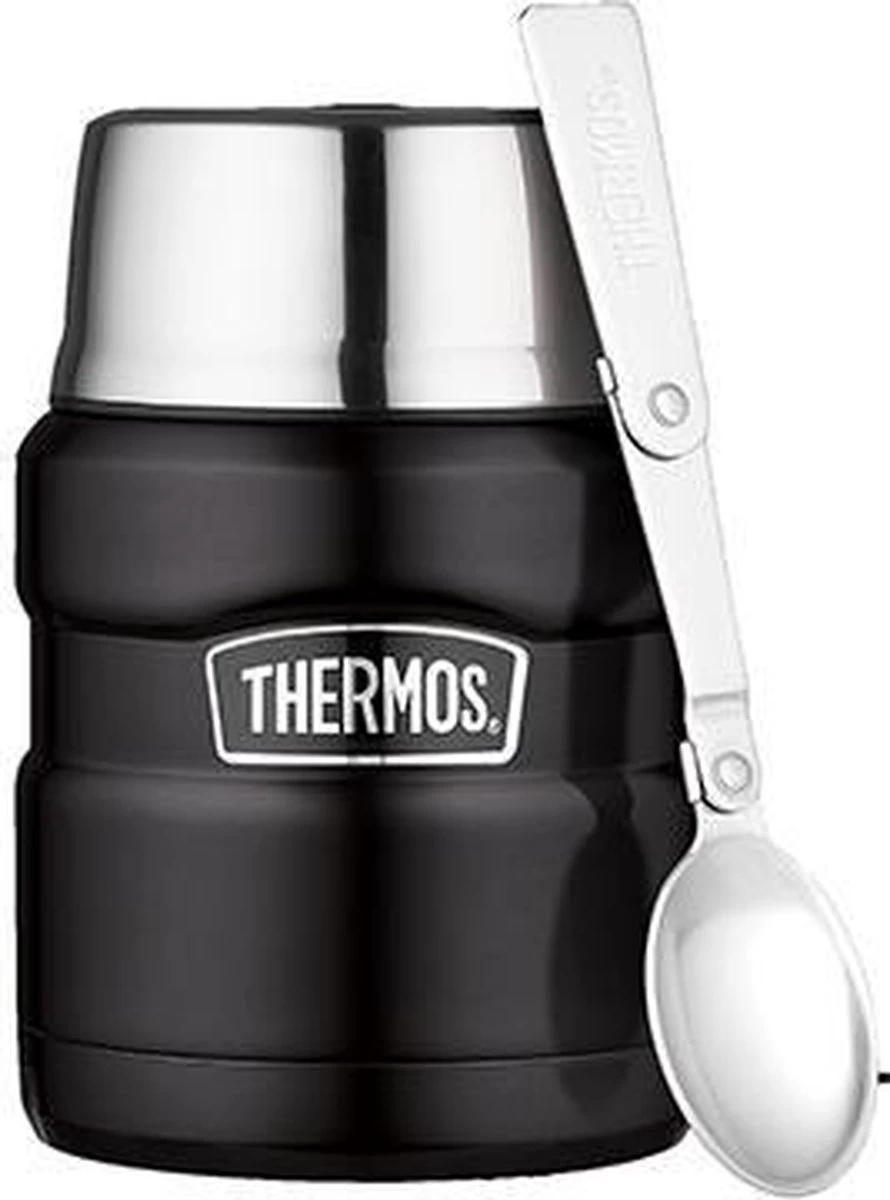 Thermos King Voedseldrager - 47 Cl - Mat Zwart - Afbeelding 9